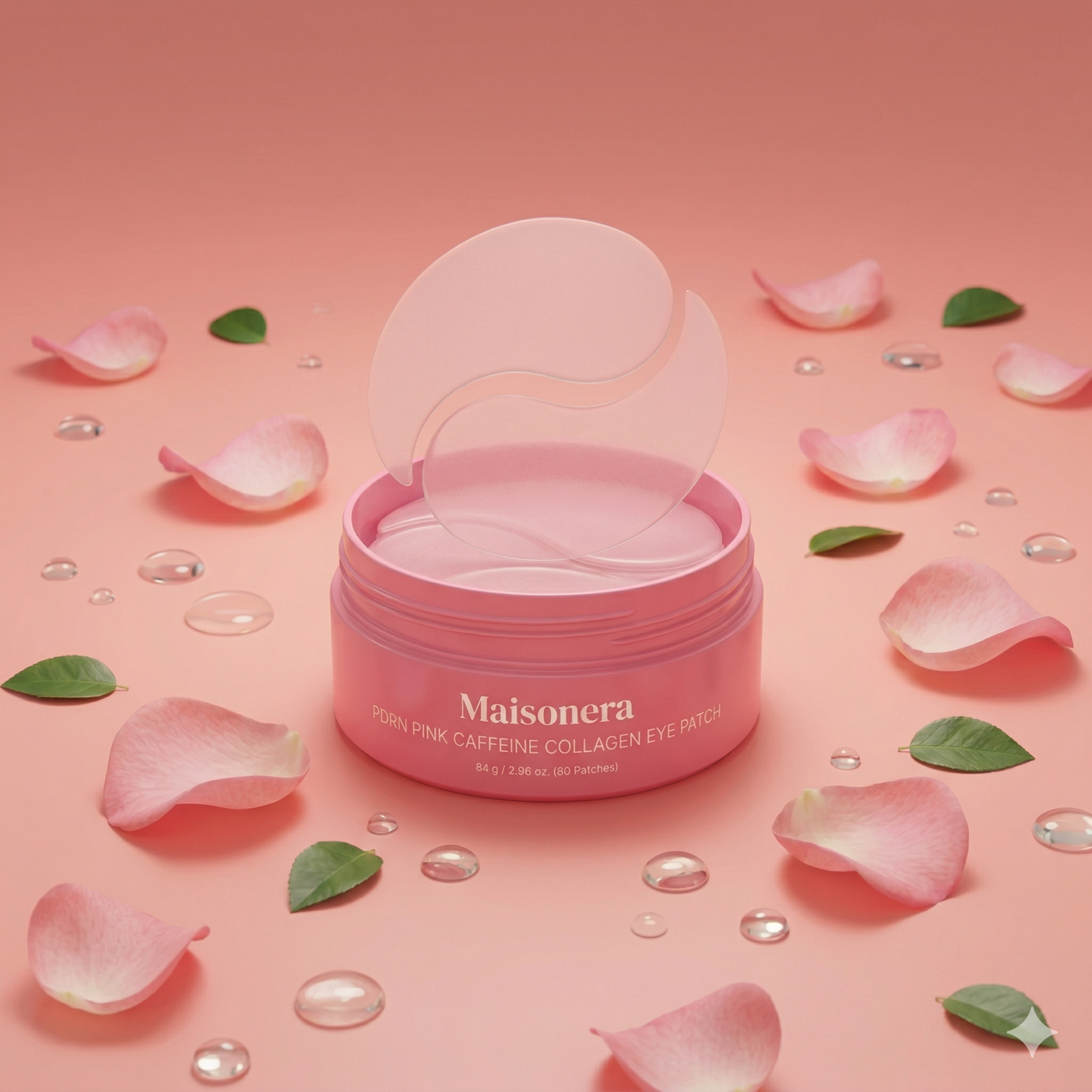 PDRN Pink Caffeine Collagen Eye Patch (60 stuks) – Nachtelijke Verzorging